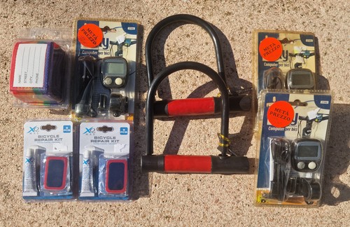 Lotto accessori bici - lotto, 8pz