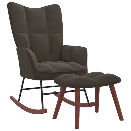 Vidaxl poltrona dondolo con - a,