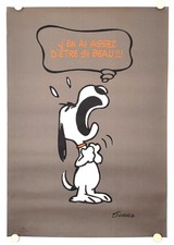 Affiche SNOOPY J'en ai assez