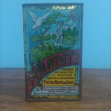 SCATOLA IN LATTA POLVERE DA CACCIA RANDITE PIETRO RANDIDILUGO VINTAGE RARO