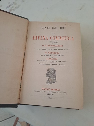 Divina commedia hoepli 1925 - divina,