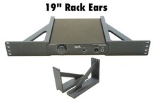 Orecchie 19" Rack Mount per Phonetor SPL One d Nero Bilanciato Supporto Amplificatore Cuffie
