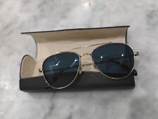 Oliver Peoples OV 1266ST Rikson Soft Gold Blue Oval 56mm Sunglasses