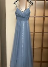 Abito damigella azzurro matrimonio sposa