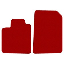Basic Tappetini per Renault Wind 2010-2013 Anteriore Rosso Tappeti