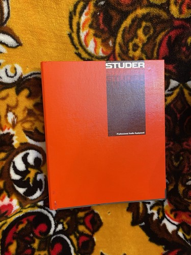 Studer 807 istruzioni - a,