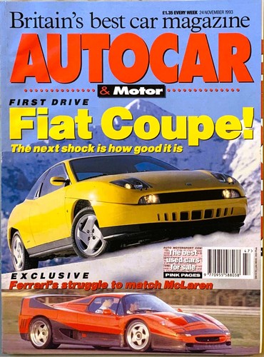Autocar magazine nov - magazine, 24-nov-93