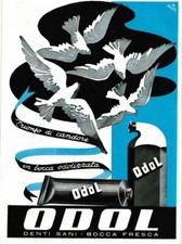 PUBBLICITA' 1942 ODOL STUDIO