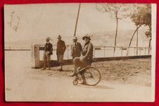 CARTOLINA CICLISMO BICI  ALPINO SU VELOCINO 1940 - 45 C.