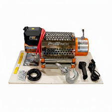 Argano elettrico impermeabile 20000 libbre corda metallica 24V senza fili