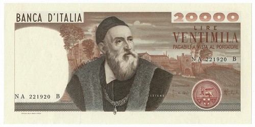 20000 lire banca italia - banca, d'italia