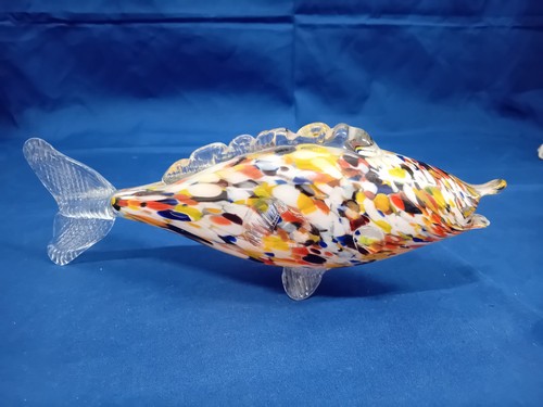 Pesce vetro soffiato a - ,