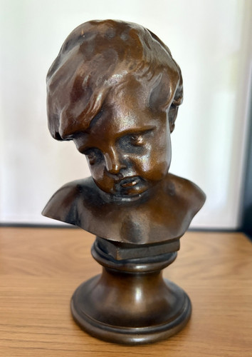 Antico busto bronzo - in,