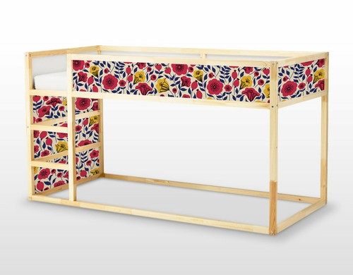 Ikea kura letto decalcomania - letto,