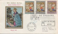 Vaticano 1961 FDC The Golden Series Natale Racc.