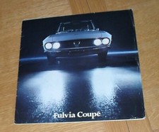 Brochure Lancia Fulvia Coupè