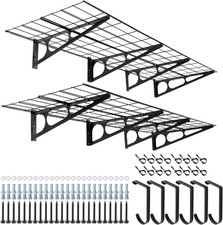 2 Mensole Da Garage Con Ganci