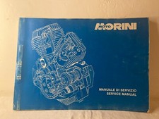 MORINI MOTO 125 250 350 500 manuale di servizio officina service moto d'epoca
