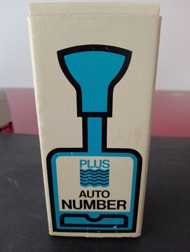 Timbro numeratore auto - auto, number