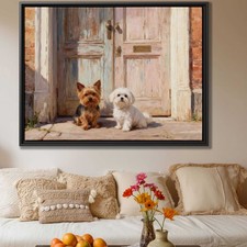 Yorkshire Terrier Dipinto Olio