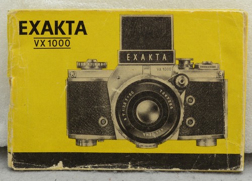 Exakta vx1000 istruzioni - exakta, in