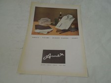 PUBBLICITA' VINTAGE DEGLI ANNI '50-CAMICIE-PIGIAMA-BLOUSES SIGNORA-GUANTI"AMEX"