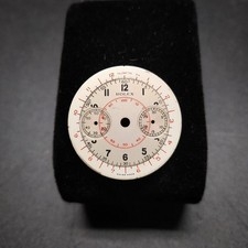 Quadrante per orologio e cronografo Rolex sfondo bianco e ghiere rosse e nere