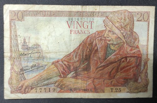 Francia banconota 20 - da,