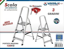 x Scala Alluminio 3 Gradini