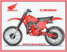 Targa insegna metallo Honda CR