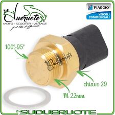 Bulbo Temperatura Acqua Sensore Radiatore Ape Quargo 500 e 750 2004-2017 Piaggio