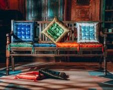 Cuscino da seduta indiano