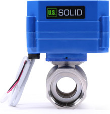 1" Valvola a Sfera Motorizzata 2 Vie Acciaio Inossidabile Elettrovalvola 220V AC