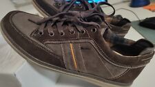 GEOX SCARPE MOCASSINO AUSTEN 44 UOMO MARRONE STRINGATO NUOVE SOLO INDOSSATE