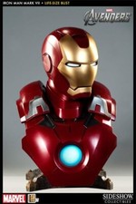 IRON MAN LIFE SIZE BUST MARK VII 1:1 SIDESHOW RARE GRAIL