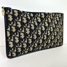 Borsa pochette Christian Dior Trotter Monogram Canvas Vintage Autorizzata dal...