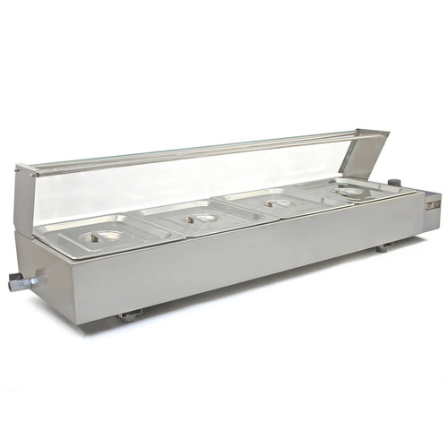 Espositore bagnomaria con 4 - espositore,