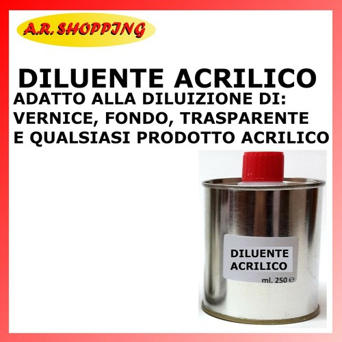 Diluente acrilico 250ml per - acrilico,