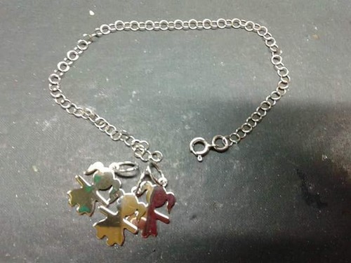 Bracciale 2 ciondoli - bracciale, 20