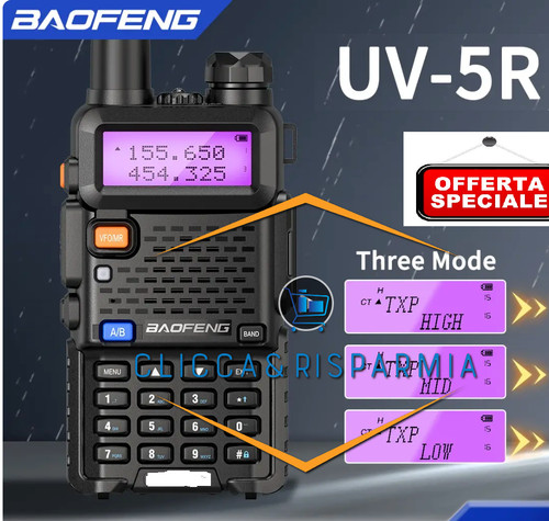 Ricetrasmittente baofeng 5r - ricetrasmittente, uv-5r