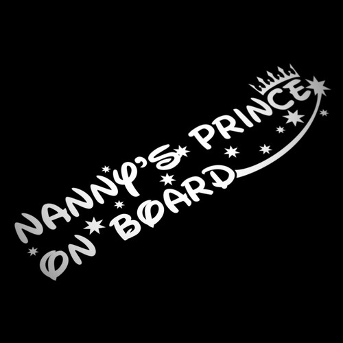 Adesivo decalcomania nanny - adesivo, nanny's
