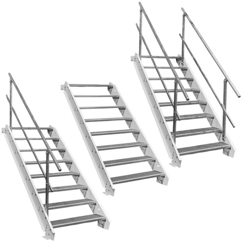 Scala acciaio gradini - scala, 8