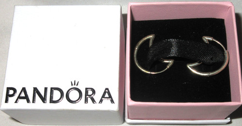 Orecchini cerchio luna - orecchini, pandora