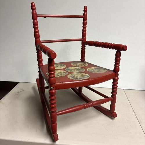 Sedia dondolo vintage - a,