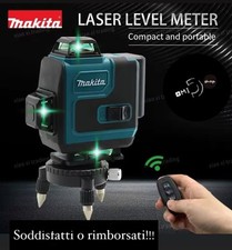 Makita Livella Laser  Verde16 Line 3D 360 ​Gradi Alta Precisione Professionale