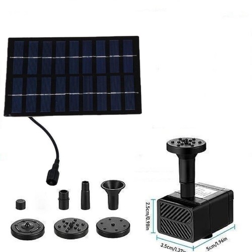 Pompa fontana solare per - fontana, 5w