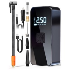 Gonfiatore Pneumatici Auto Digitale Senza Fili Pompa Compressore Aria Portatile USB Ricaricabile