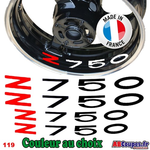 Adesivi cerchioni z750 - adesivi,