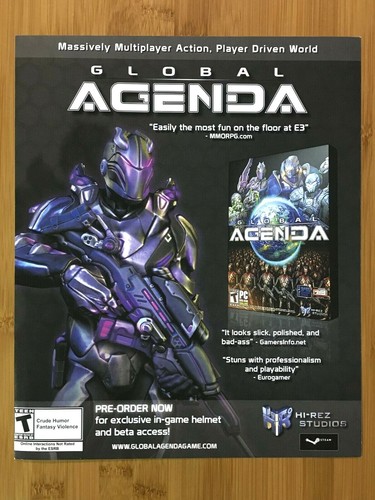 Global agenda 2010 - agenda, pc