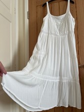 Abito midi boho effetto garza